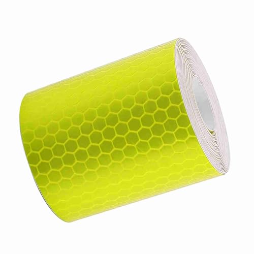 Cinta Reflectiva para Marco de Bicicleta ZJchao Amarilla miniatura 2