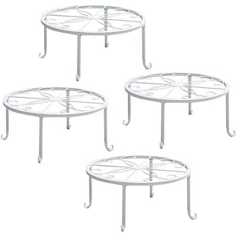 ANQIA Set of 4 Indoor Plant Stands Cover