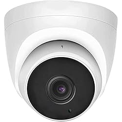 WiTi HD 5MP Cámara IP PoE Cúpula Metálica para Int...: WiTi IP690/50 admite visualización en vivo en NVR, PC y teléfono inteligente. Para grabar se requiere un NVR de 5MP con disco duro. Nota: la cámara en sí no admite ninguna tarjeta SD. Las cámaras IP utilizan CMOS HD de 5 MP, ofrecen video nítido y fl...