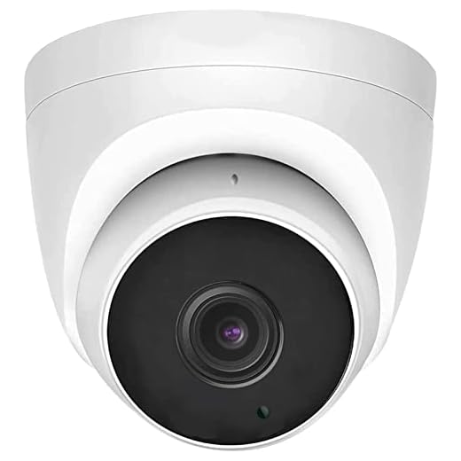 WiTi HD 5MP Telecamera IP POE Cupola Metallo interni ed Esterni,Angolo Ampio Obiettivo 2,8mm Ethernet Videocamere Sicurezza,Audio Microfono Sistema Sorveglianza Cablato Visione Notturna Automatica