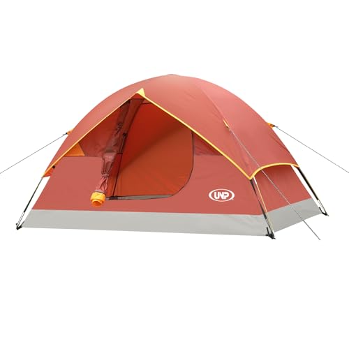Image of unp 6 Person 4 Season Dome Tent, Easy to Set Up for Camping & Hiking, Lightweight & Portable, Green