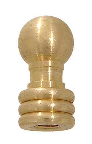 Image of B&P Lamp 1 /4-27F Br. Ball Finial, Burnished & Lacq.