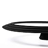 Universal Lid for Pots,Pans and Skillets - Tempered Glass with Heat Resistant Silicone Rim Fits 10.5", 11" and 12" Diameter Cookware,Black #1
