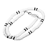 LIGIGWASH Collar de Arcilla Suave para Hombre Cadena Ligera de Clavícula Estilo Hip Hop Accesorio de Joyería Casual para Fiestas y Uso Diario