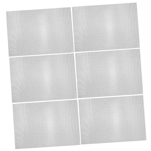 WOONEKY 6pcs Wire Mesh Window Screen Crafts Wire Garden Wire Mesh Netting Yard Netting Wire Metal Mesh Wire Garden Netting Wire Netting Mesh Wire for Crafts Stainless Steel