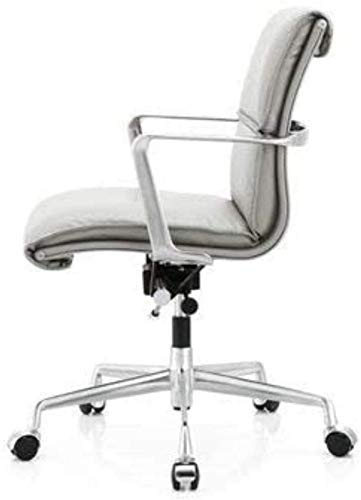 RALIRA Sillas de Juego Ligeras, sillones de Oficina, Silla de Oficina, Silla de Cuero de aleación de Aluminio, Silla reclinable para computadora, Silla de Oficina con reposabraz