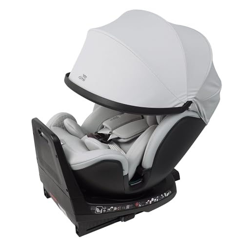 【電動ファン搭載チャイルドシート】Britax Romer SWIVEL GROW MAX AIR LINEN GREY ブリタックスレーマースイベルグローマックスエアー リネングレイ 空気が循環 汗 ムレを防ぐ 360度回転 マルチリクライニング サンキャノピー付き 新生児〜7歳 チャイルドシート 保証付き BRX42298 (B0GQ9PXF9N) Amazon価格推移・価格追跡