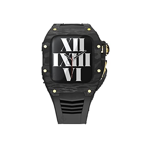 Bracelet Apple Watch 44 mm avec boîtier antichoc léger en carbone