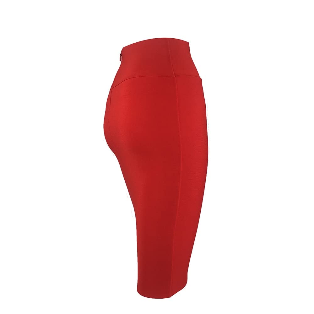WQZYY&ASDCD Gonna A Matita Gonne A Fasciatura Party Club Elegante Alta qualità Plus Size Gonne Estive Autunnali da Donna