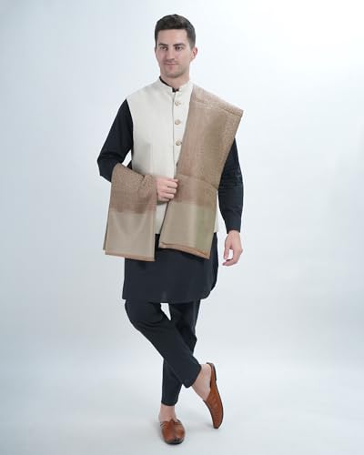 Image of Men's Kashmiri Wool Jamawar Shawl