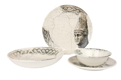Rinart Juegos de vajilla - Remnant - 24 piezas - 6 Personas - Porcelana