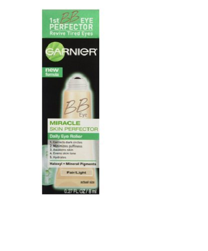 Garnier Skin BB Eye Miracle Skin Perfector Eye Roller, Fair Light, 0.27 Fluid Ounce