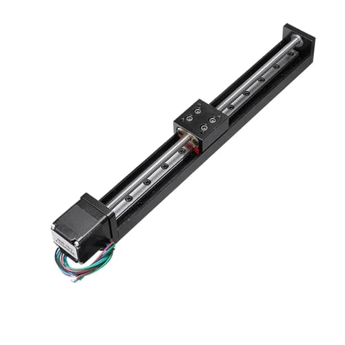Rail de guidage linéaire avec kit entraînement moteur pas 6mm