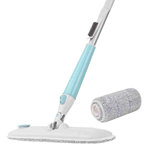 FHRKA Mopa Plana de Spray de Microfibra con Almohadilla de Recambio de Microfibra Extra Día de Conmemoración