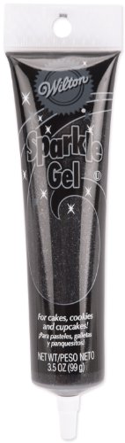 Sparkle Decorating Gel 3.5oz-Black