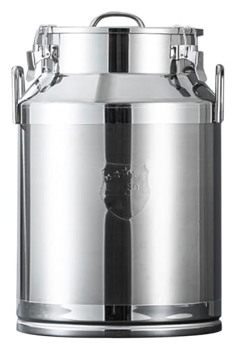Seau à lait en acier inoxydable de haute pureté avec couvercle hermétique