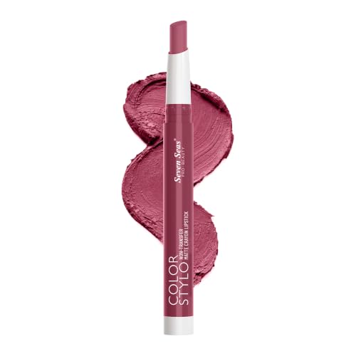 Image of Seven Seas Color Stylo NonTransfer Matte Lipstick | Matte Finish Crayon Lipstick | Waterproof | Long Lasting | Lasts Up to 24 hours(Dusted Rose)