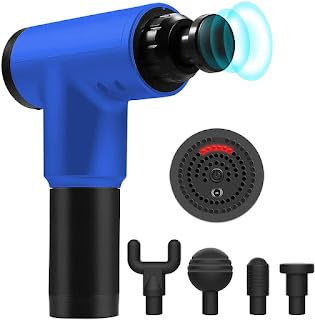 Karmabhuvi Facial Massage Gun Portable Vibration Full Body Massage with 4 Heads and 6 adjustable speed vibrators Karmabhuvi Facial Massage Gun Portable Vibration Full Body Massage with 4 Heads and 6 adjustable speed vibrators