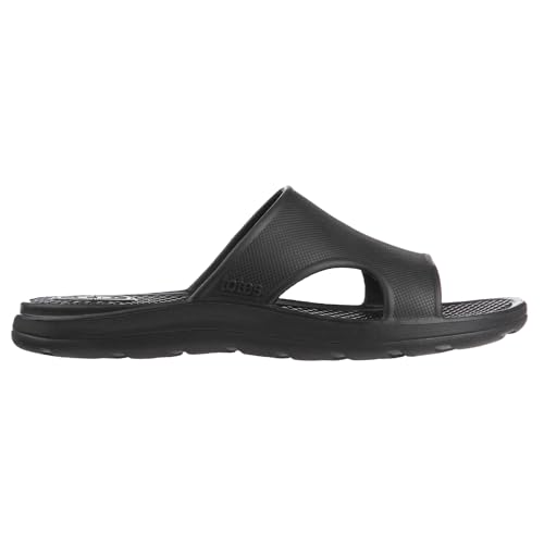 Image of Totes Men's Everywear Slide Sandals Lightweight Waterproof Comfort Slides with Cushioned Footbed for Pool, Beach & Everyday Wear