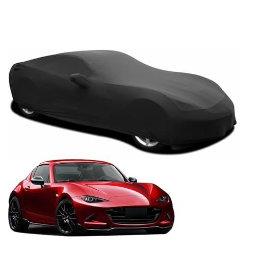 Image of Indoor Car Cover Replace for 1989-2024 Mazda Miata MX-5 MX5 Luxurious Stretch Satin Ultimate Custom-fit Indoor Breathable Car Cover for Dust-Proof, Underground Garage, Car Show