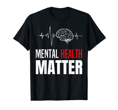 Mental Health Matter Camiseta Conciencia del problema cerebral humano Camiseta