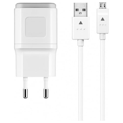 L2M1 Caricatore Caricabatterie Bianco Spina con Cavo per LG K11 / K11 Plus / K30 / K8 (2018) / K9 / K9 (2018)