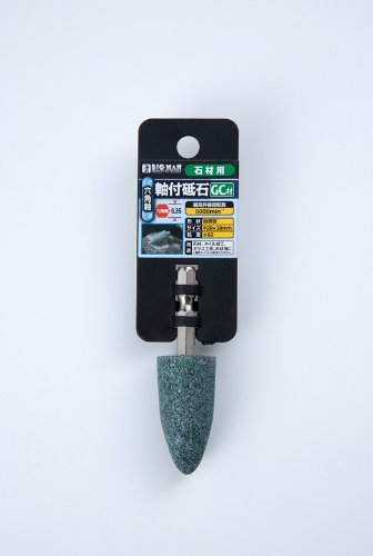 BIGMAN Hexagon Shaft Whetstone for Stone Material 18 x 31mm D-860