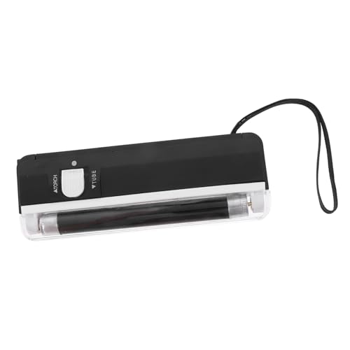 HOMSFOU ポータブル小型金銭検出器 蛍光検出led 紫外線ライト搭載 高精度ミニ通貨検出器 現金流通防止用 旅行および店舗用現金検出装置 バッテリーなし