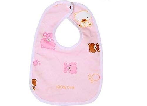 Image of Babybee Baby Fruit Feeder Pacifier (1 Pcs) with 1 PCS Silicone Food Dispensing Spoon 90ML and 1 pcs Fruit Teether 1pcs Finger Brush 1 pcs bib 1 pcs Steel Bottle 240 ML (Pink)