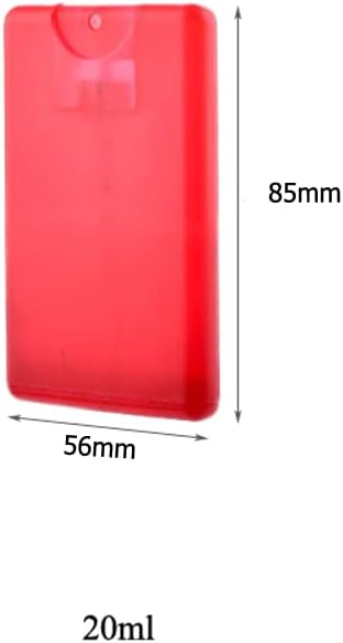 Miniatura 2 de 10 botellas de spray de niebla fina similar a una tarjeta de 0.7 fl oz, pulverizador hidratante portátil de plástico para perfumes, aerosoles de