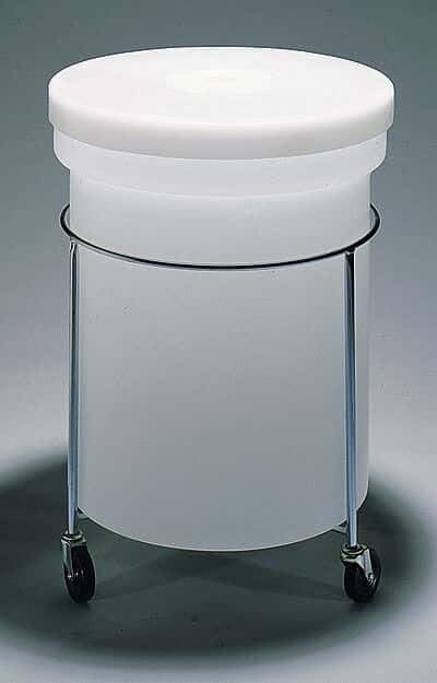 Image of Heavy-Duty, Round Mobile Container, HDPE, 26 Gallon