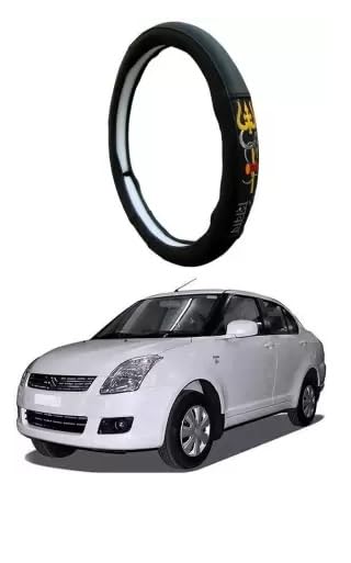 Image of Chromium Om Namah Shivay Car Steering Cover for Maruti Old DZIRE Pack of 1
