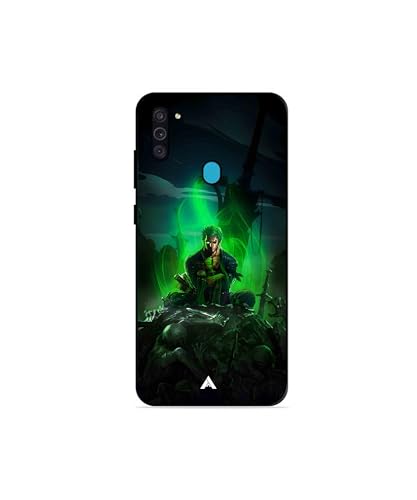 Image of Premium Anime 1 Case for Samsung Galaxy A11 (Glossy Finish) Soft-Touch Metal TPU Back Cover, Shockproof, Designer, Aesthetic Mobile Phone Case