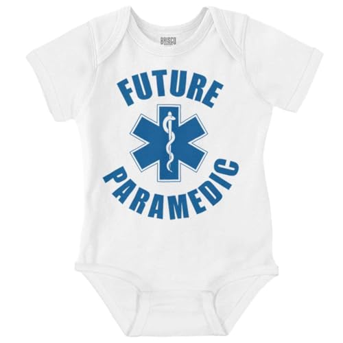 Brisco Brands Future Paramedic EMT Medic Baby Romper Boys or Girls