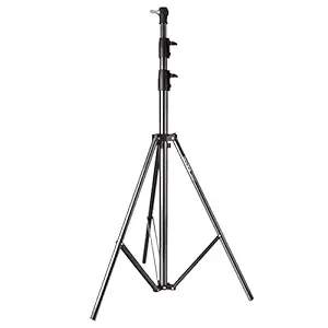 Godox Heavy Duty Aluminum Photography Light Tripod Stand for Studio Photography Lighting, Backgrounds, Monolights, Strobe Flash - 286CM, 112 Inches