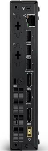 Image of Lenovo ThinkCentre M625 Mini Desktop Computer PC Windows 11 Home, 2-core AMD A4-9120C (up to 2.4 GHz), 8GB RAM, 256GB PCIe SSD, AMD Radeon R4 Graphics, 2x Display Ports, 6x USB Ports, RJ-45, w /Battery