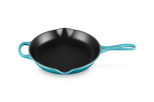 Image of Le Creuset Signature Iron Handle Skillet, 10-1 /4-Inch, Caribbean