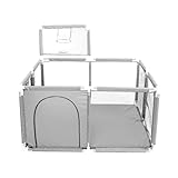 ベビーサークル メッシュ ベビーゲート 128*128*66cm