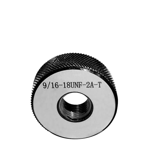 BARRINS Ring Gauge 1SET(1*GO+1*NOGO) Metric Fine Tooth Thread Ring Gauge Accuracy 2A UNC/F/EF/S U13/16 7/8 15/16 U1 1-10 1-32(13I16-32UN-2A T Z)