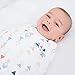 HALO Sleepsack 3-Way Adjustable Baby Swaddle, 100% Cotton - Neutral Triangles, Newborn