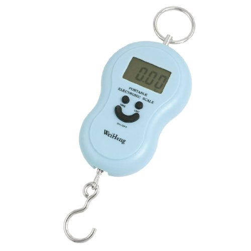 Báscula Electrónica Colgante LCD 40Kg Baby Blue miniatura 1