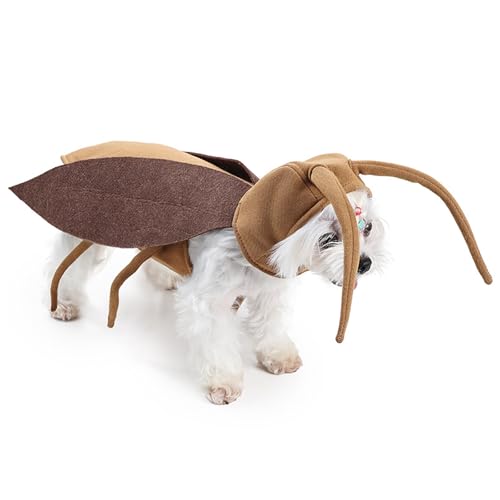 Halloween Puppy Cat Costume Dog Cockroach Shaped Outfits Pet Festival Cosplay Apparel for Small Dogs Cats