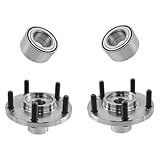 2 Piece Front Wheel Bearing & Hub Kit Set Compatible with 2006-2013 Hyundai Sonata 2010-2017 Tucson 2003-2005 XG350 Kia Optima 2007-2010 Rondo 2011-2014 Sportage