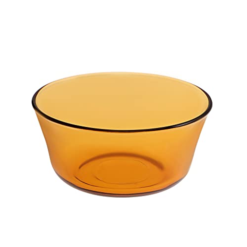 Image of Duralex France Tempered Glass Lys Amber Bowl Set of 6 Bowls, 10.5cm, 250ml | Durable, 3x Stronger, Dishwasher Safe | Ultra-Scratch Resistant | Perfect for Home, Parties, Cafes