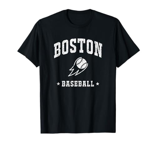 Amante del béisbol retro de Boston Baseball Gameday Camiseta