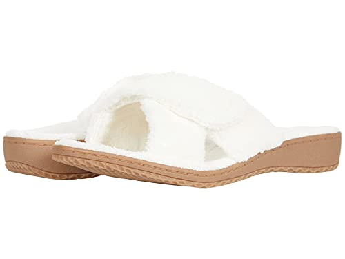 David Tate Women's Cozy Black Faux Fur Slipper