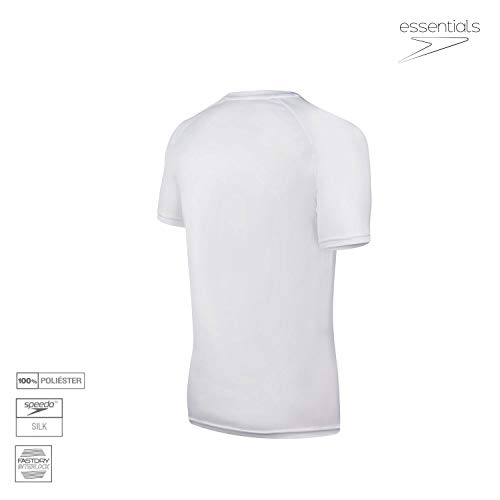 T-Shirt Raglan Basic Speedo Homens M Branco