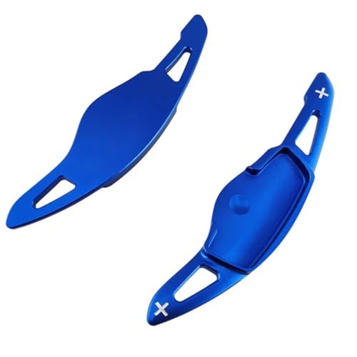 Compatible With Kia For Sportage NQ5 2022 X-Line GT-Line 対応 アルミ合金製 ステアリングホイール シフター パドル延長ステッカー 1組(Blue)