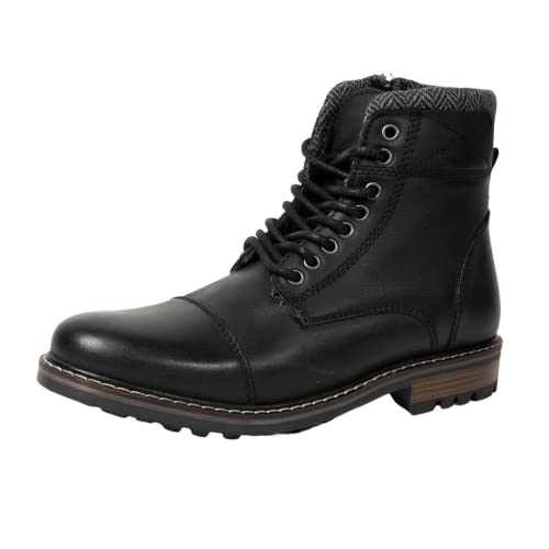 Crevo Men's Camden, Black Leather, 13 M US