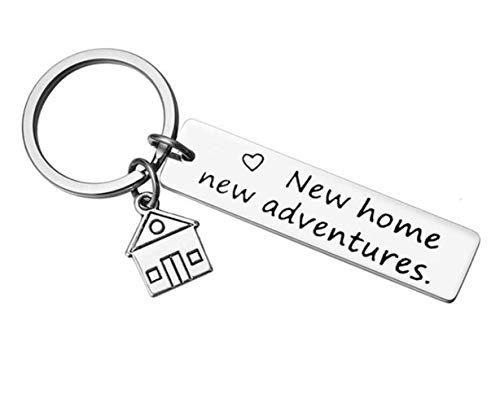Housewarming Gifts New Adventures New Home Couple Schlüsselanhänger 2020 New Home Geschenk Familie (neues Zuhause) Cover